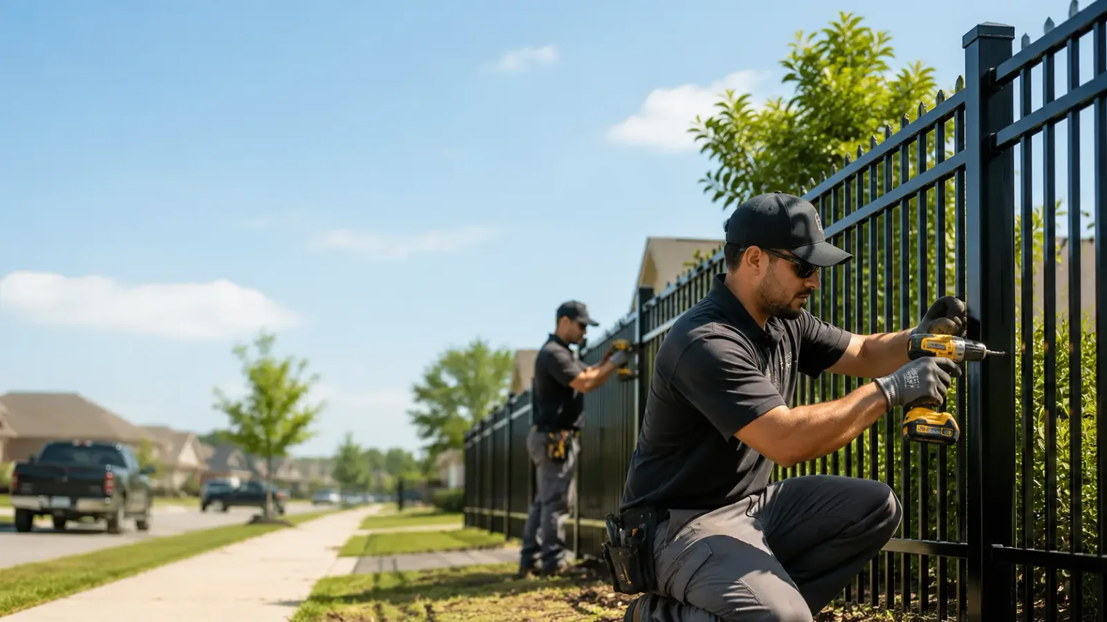 Metal Fence Installation in Linden, TN